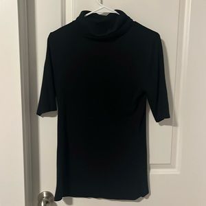 A New Day black short sleeve turtleneck. Size Large